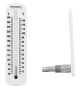 Manomètre, thermomètre sous vide précis résistant aux chocs radial